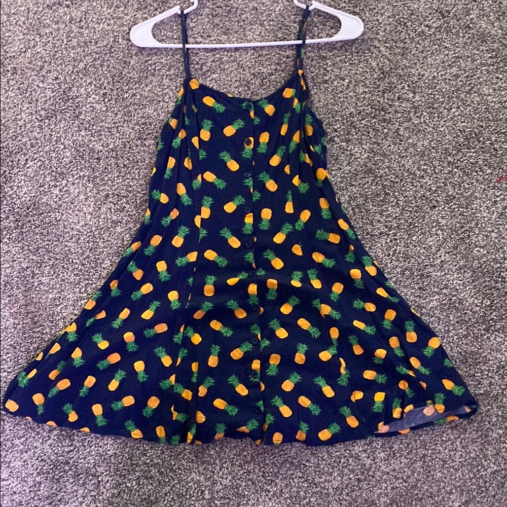Pineapple Print Dress